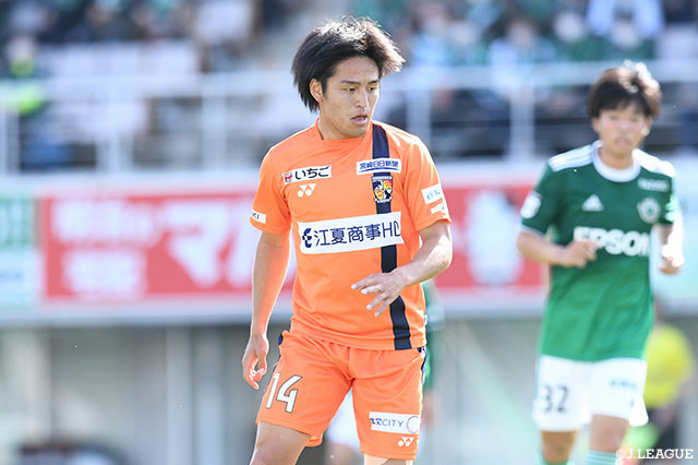 MF江口が全治4週間の負傷【宮崎】