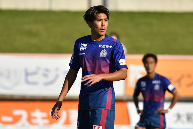 FW大野が全治2か月の負傷【富山】