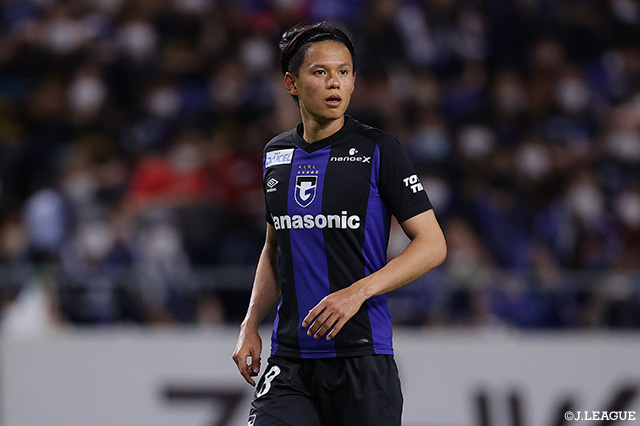 小野瀬は2018年からG大阪に在籍し、今季の明治安田生命J1リーグでは26試合・3得点の成績でした