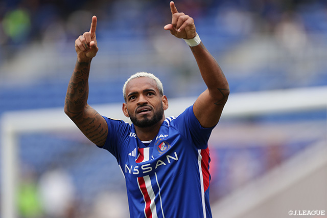 2試合連続ゴールと好調を維持するFMアンデルソン ロペス(横浜FM)