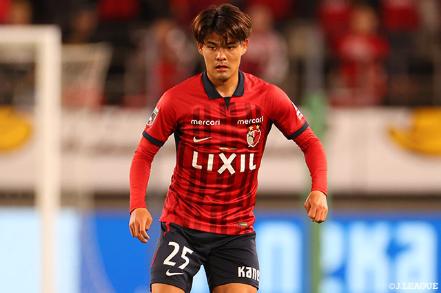 MF佐野が全治4週間の負傷【鹿島】