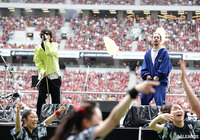 Jリーグ30周年記念スペシャルマッチ RADWIMPSがラッパー・ZORNを迎え、ライブパフォーマンスを実施!Jリーグ30周年記念アンセム「大団円 feat.ZORN」を国立競技場にて初披露!~2023明治安田生命J1リーグ 第13節 鹿島アントラーズvs.名古屋グランパス~