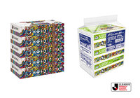 【Jリーグ開幕30周年記念】イオンからイオン限定デザイン 「Jリーグティッシュ5個パック」、「Jリーグスコッティサッとサッと3個パック」を5月15日(月)から順次、販売!