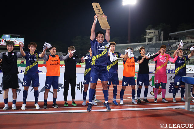 加入後初ゴールを決めた川上 エドオジョン 智慧(群馬/#5)のパフォーマンスに注目だ