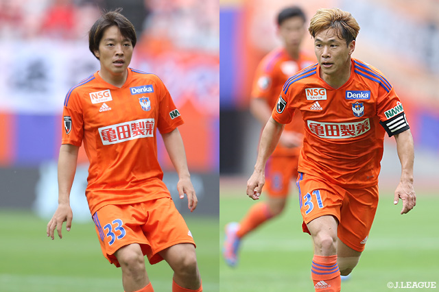  MF高木とDF堀米の負傷を発表【新潟】