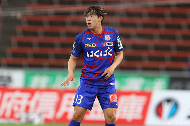  DF三浦が全治6週間の負傷【甲府】