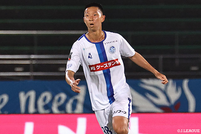 唐山は2022年より水戸に期限付き移籍し、今季の明治安田生命J2リーグで16試合・1得点の成績でした