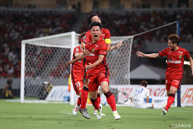 名古屋が新潟との国立開催試合を制す！湘南は広島を下して16試合ぶりの白星【サマリー：明治安田Ｊ１ 第22節】