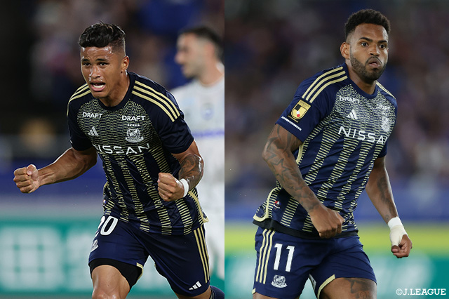 横浜FMは前節ゴールを決めたヤン マテウス（左）とアンデルソン ロペスに大きな期待がかかる