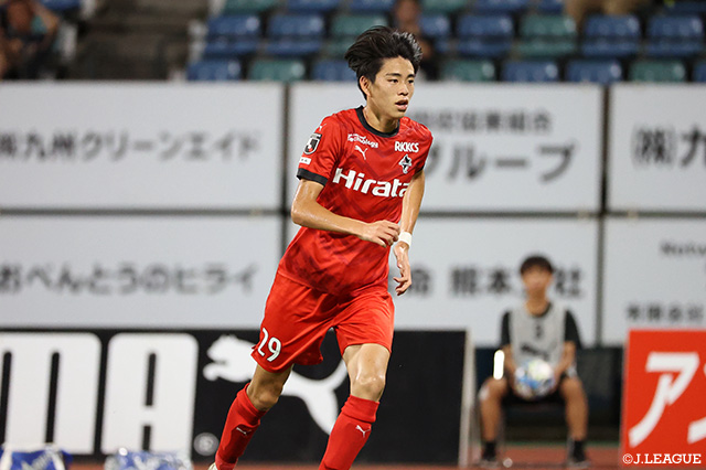  FW道脇が全治8週間の負傷【熊本】