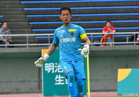  GK白井が全治2〜4週間の負傷【金沢】