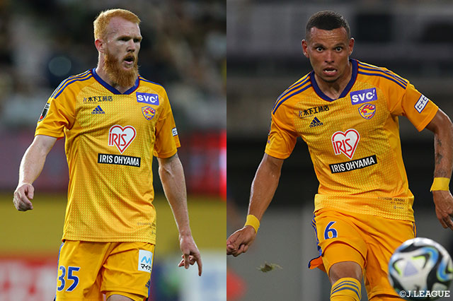 MFフォギーニョとMFエヴェルトンの退団を発表【仙台】