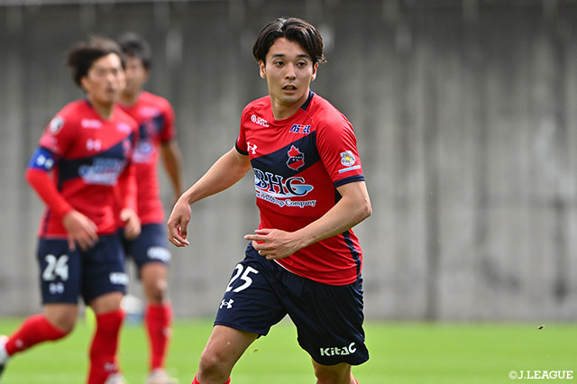 芳賀は今季いわきに加入し、明治安田生命J2リーグで11試合・0得点の成績でした