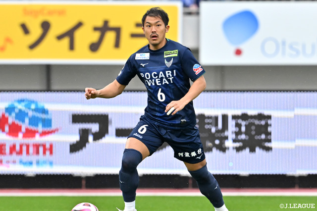  MF内田が全治3か月の負傷【徳島】