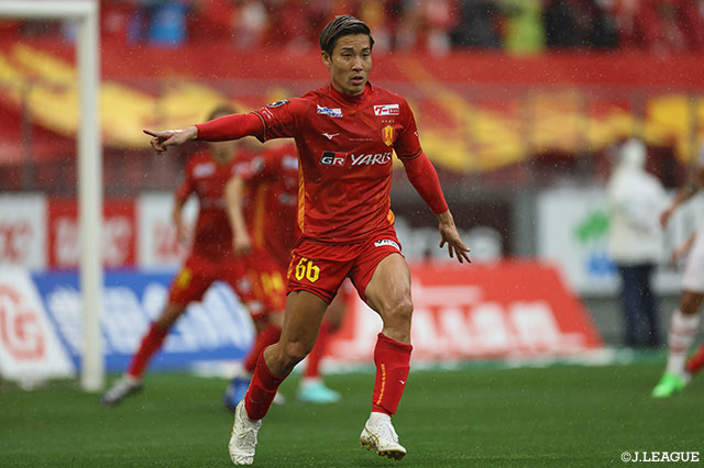 MF山中の負傷を発表【名古屋】