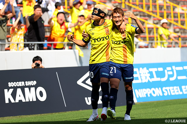 北九州は3勝2分でプレーオフ出場圏内となる6位の福島まで3ポイント差に詰め寄った