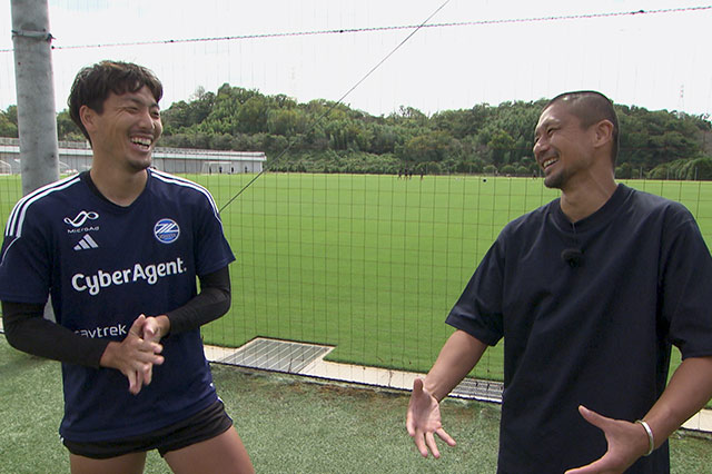 昌子源選手(FC町田ゼルビア)、解説:坪井慶介(浦和レッズ、湘南ベルマーレOB)