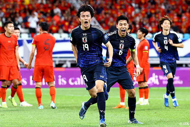 日本が中国に3発快勝!5勝1分で独走態勢を築く【サマリー:FIFAワールドカップ26 アジア最終予選 中国vs日本】