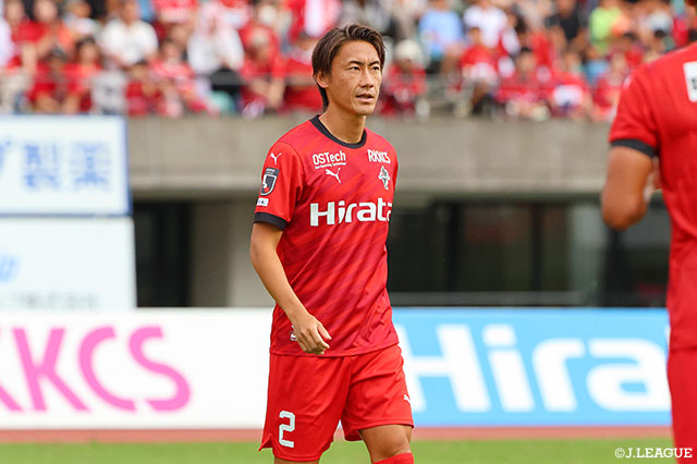 DF黒木が全治4週間の負傷【熊本】