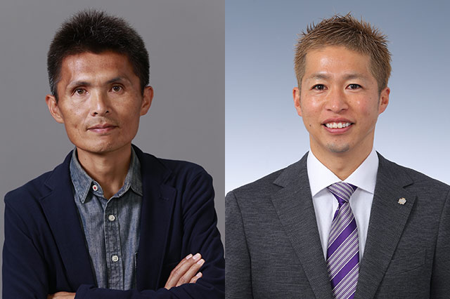 解説：名良橋晃（鹿島アントラーズ OB）、森﨑浩司（サンフレッチェ広島アンバサダー）