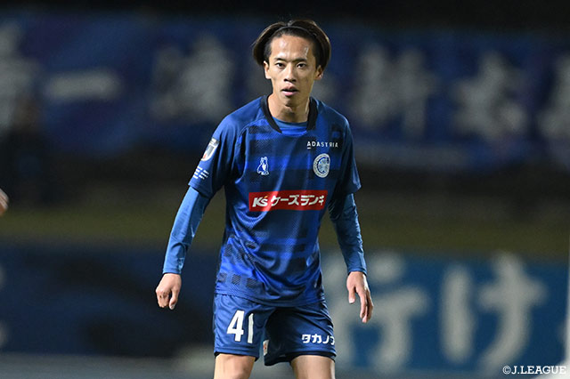 野瀬は昨季、水戸に加入し、今季の明治安田J2リーグで1試合・0得点の成績でした