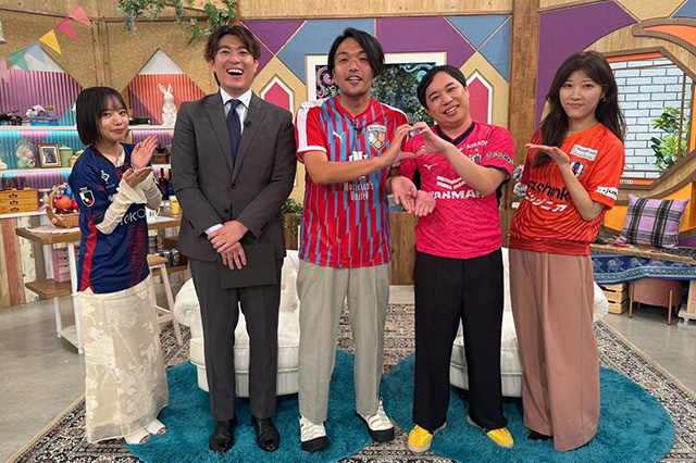 Jリーグ回放送決定!テレビ朝日『キョコロヒー』7月22日(火)よる11:45~【放送告知】
