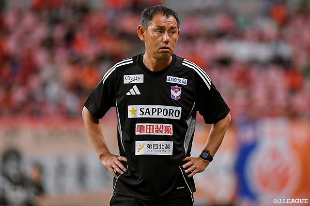 入江監督が今季限りで退任【新潟】