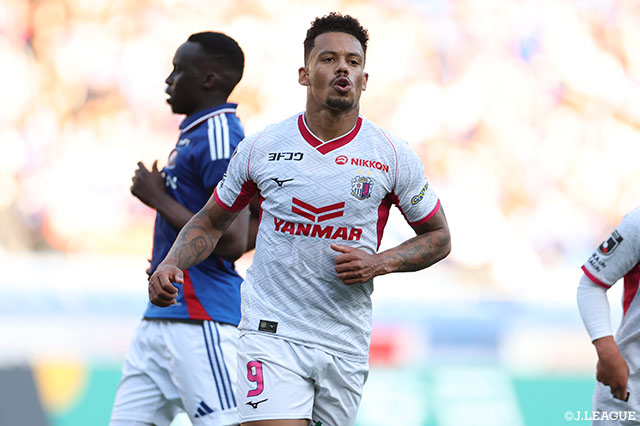 4戦連発で得点ランクのトップに1点差に迫るラファエル ハットン(C大阪)が逆転での得点王獲得を狙う