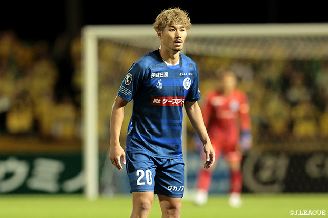 梅田は2022年より水戸に在籍し、今季の明治安田Ｊ２リーグで5試合・0得点の成績でした