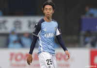 中村は昨季加入し、今季の明治安田Ｊ２リーグで23試合・0得点の成績でした