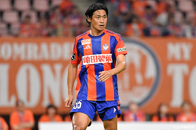 千葉は2021年に新潟に復帰し、今季の明治安田Ｊ１リーグで5試合・0得点の成績でした