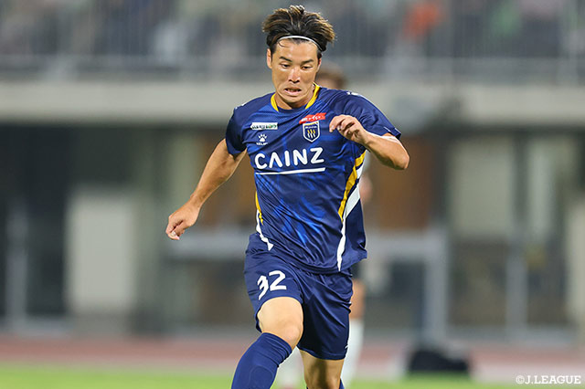 河田は2024年より群馬に在籍し、昨季の明治安田Ｊ３リーグで23試合・4得点の成績でした