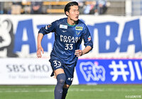 井上は昨季、徳島ヴォルティスに期限付き移籍し、明治安田Ｊ２リーグで7試合・0得点の成績でした