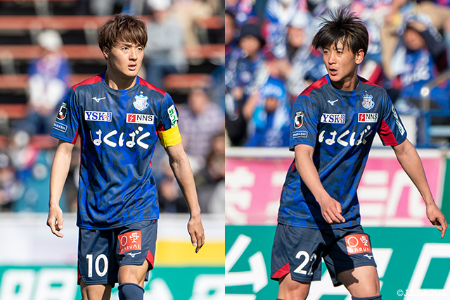 FW内藤とDF小出の負傷を発表【甲府】