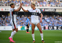 鹿島は川崎Ｆと対戦し2-0と快勝を収めた