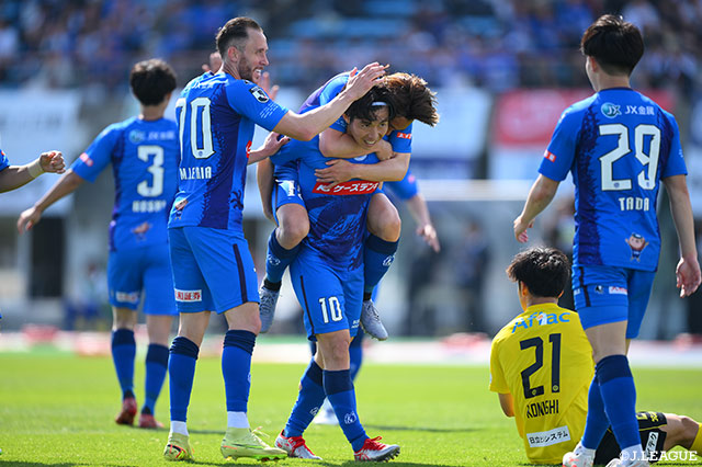水戸は3連勝で6位に順位を上げた