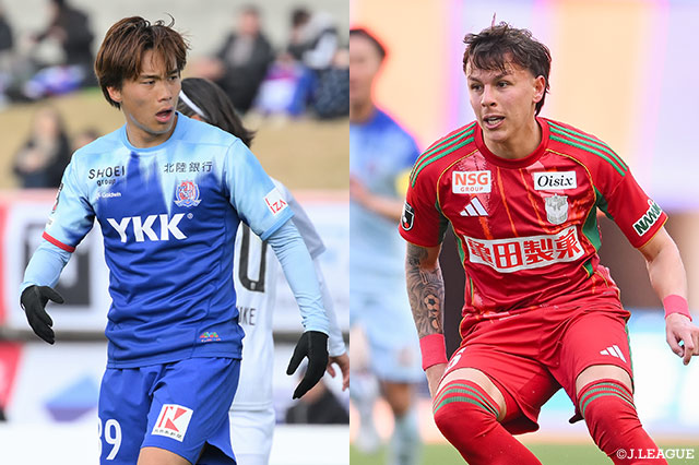 2位の富山は新潟との上位対決に臨む