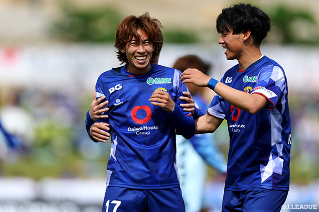 ハットトリックの活躍を見せた田村 翔太(奈良)
