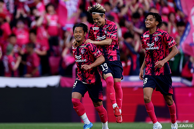 3連勝を達成したC大阪は前月終了時の6位から一気にジャンプアップした