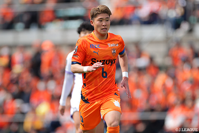 宇野は2024年より清水に在籍し、今季の明治安田J1百年構想リーグで17試合・1得点の成績でした