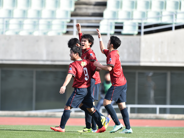 【Ｊユースカップ　決勝　鹿島ユースvsＧ大阪ユース】寺門の先制ゴールで1-0とした鹿島ユース（1/7）