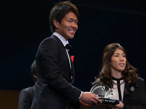 【2014年Ｊリーグアウォーズ】ベストイレブンに選出された西川（浦和）（3/7）