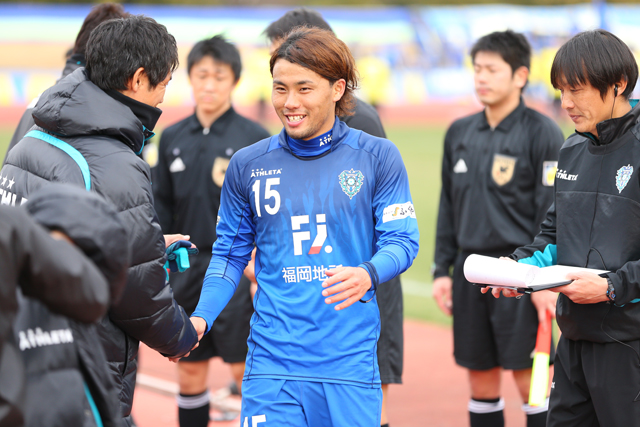 【ＪＳＮＹＣ２０１５ 大分vs福岡】殊勲の決勝点を挙げた末吉（９／９）