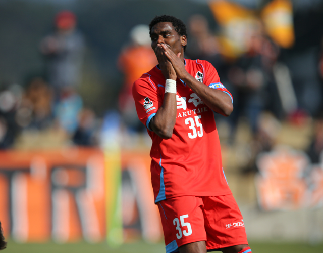 【ＪＳＮＹＣ２０１５ 熊本vs清水】先発出場したアンデルソン（熊本）（９／９）