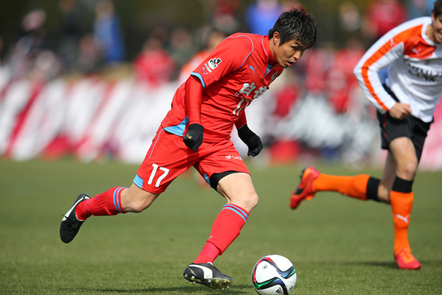 【ＪＳＮＹＣ２０１５ 熊本vs清水】フル出場した齊藤（熊本）（４／９）