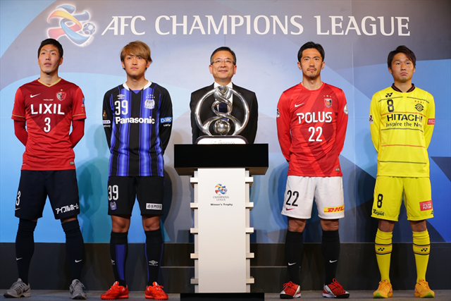 【２０１５Ｊリーグプレスカンファレンス】ＡＣＬに臨む昌子（鹿島）、宇佐美（Ｇ大阪）、阿部（浦和）、茨田（柏）（１８／１８）