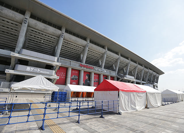 【ＦＸＳＣ２０１５ Ｇ大阪 前日練習】晴天に恵まれた日産スタジアム（２３／２３）