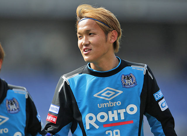 【ＦＸＳＣ２０１５ Ｇ大阪 前日練習】リラックスした表情の宇佐美貴史選手（１３／２３）