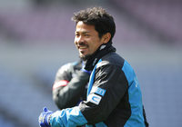 【ＦＸＳＣ２０１５ Ｇ大阪 前日練習】落ち着いた雰囲気の明神智和選手（１１／２３）