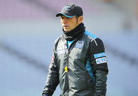 【ＦＸＳＣ２０１５ Ｇ大阪 前日練習】練習を見守る長谷川健太監督（１０／２３）